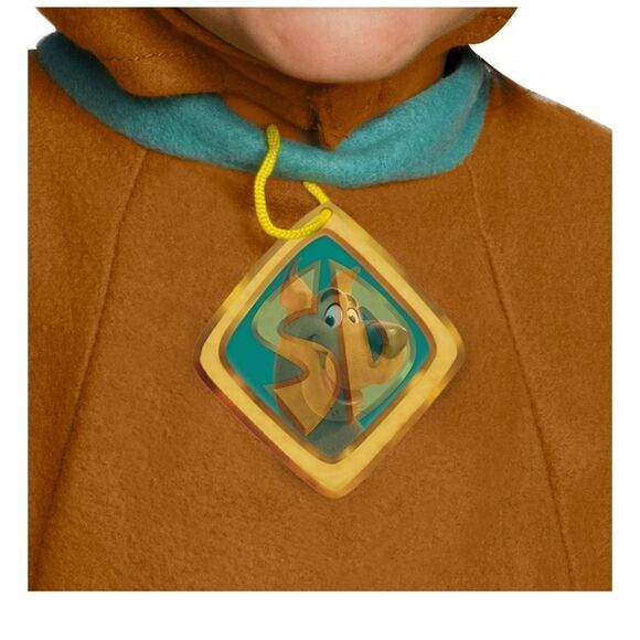 Nwt Scooby-Doo Toddler Costume For Boys or girls With Holographic Dog Tag - Picture 7 of 9